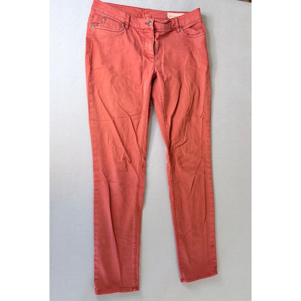 Two by Vince Camuto Coral Skinny Jeans Womens Size 29 Terracotta Stretch Denim